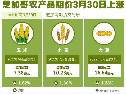 芝加哥農(nóng)產(chǎn)品期價(jià)3月30日上漲，市場動(dòng)態(tài)及影響因素分析
